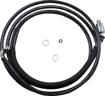 Harley Davidson Fltr [DRAG SPECIALTIES] - Linha de embreagem hidráulica em aço inoxidável
