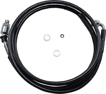 harley davidson fltr [DRAG SPECIALTIES] - Linha de embreagem hidráulica em aço inoxidável