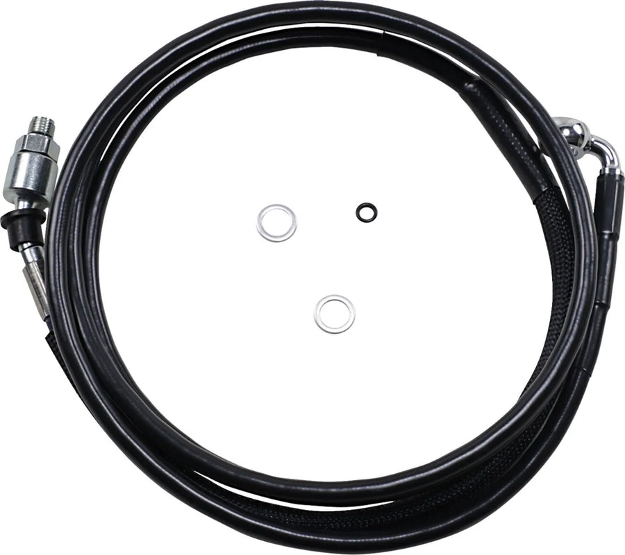 harley davidson fltr [DRAG SPECIALTIES] - Linha de embreagem hidráulica em aço inoxidável