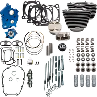 Harley-Davidson FLHCS 1923 Softail Heritage Classic Solo 117 [2026] - 132" Power Package Motorleistungs-Kit – Oberfläche: Schwarz, Nicht hervorgehobene Kühlrippen – Bild 12