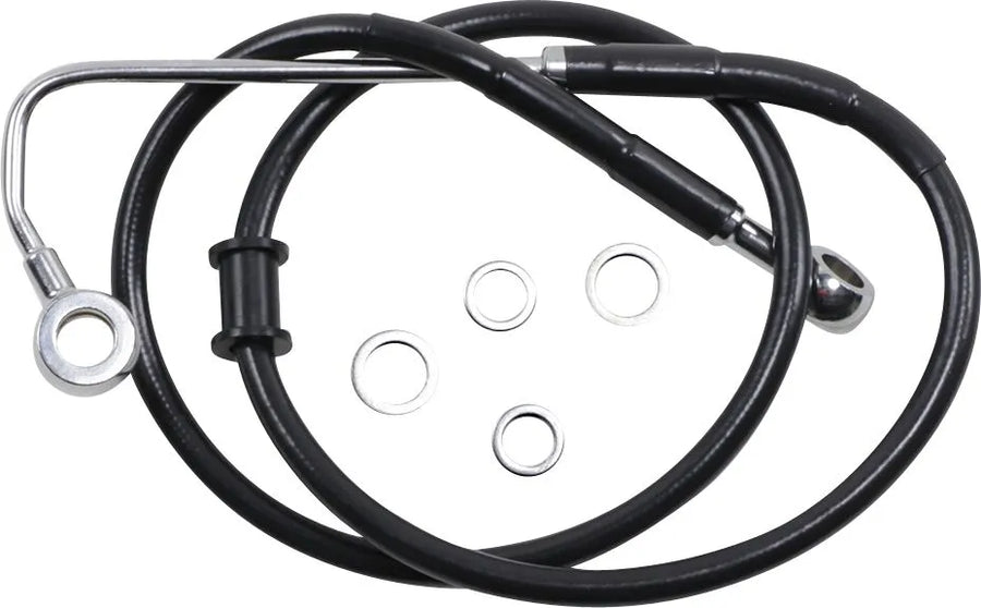 harley davidson flstc [DRAG SPECIALTIES] - Linha de freio estendida em aço inoxidável
