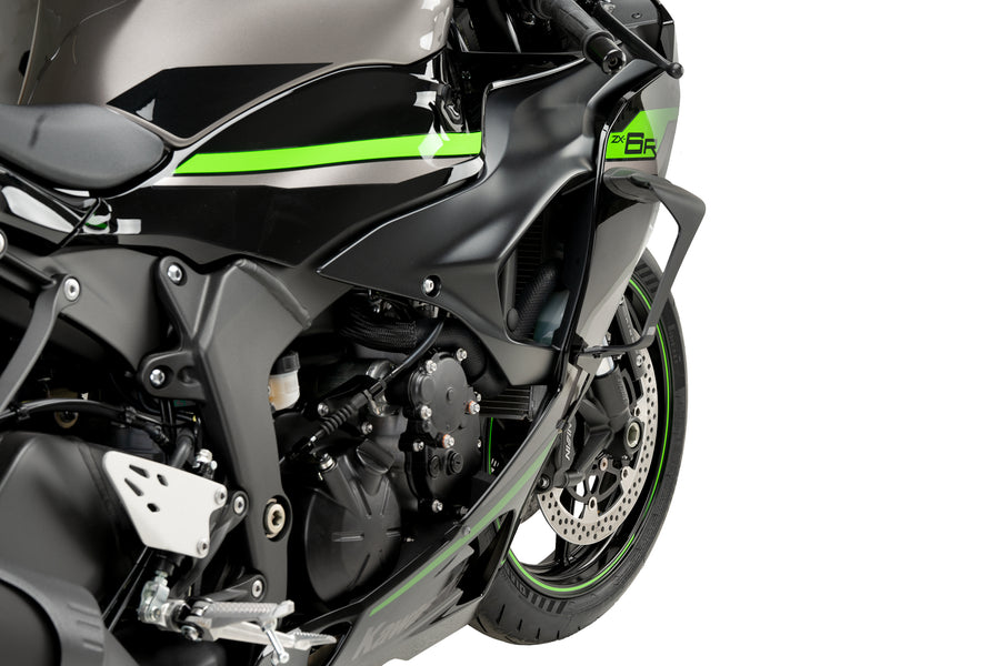 KAWASAKI ZX-6R NINJA [2025] – Spoiler lateral de corrida – Look carbono