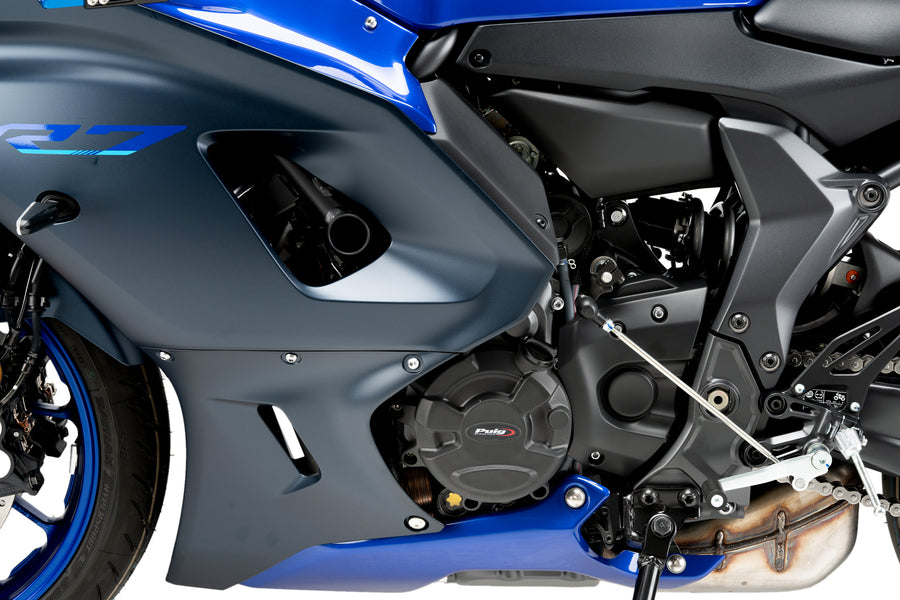 YAMAHA YZF-R7 [2025] – Pista de proteção do motor para campeonato – Preto
