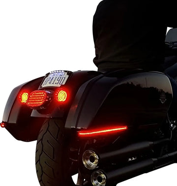 Harley Davidson fxlrst [CUSTOM DYNAMICS] – Luzes LED do alforje - 0