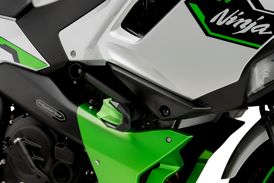 KAWASAKI NINJA 7 HYBRID [2025] – Crash Pads R19 – Preto
