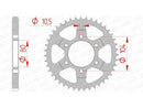 Kawasaki Ninja ZX-10R [2021-2025] - Kettenkit 525 XHR4 - 17/41-116 - Standard Kettenrad Stahl