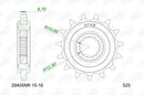 Kawasaki Versys 1100 SE [2025-2026] - Kit de corrente 525 XHR4 - 15/42-116 - Roda dentada padrão aço