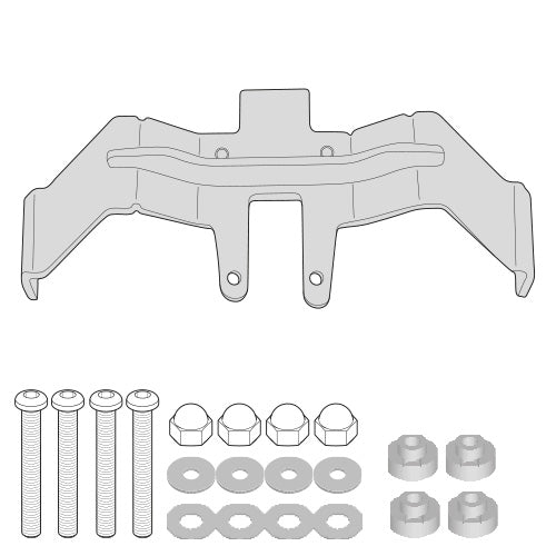 Suzuki GSX S 1000 F / GSX S 1000 [GIVI] - Kit für die Montage des TST3110 Träger zu verwenden beim Anbau ohne Topcase