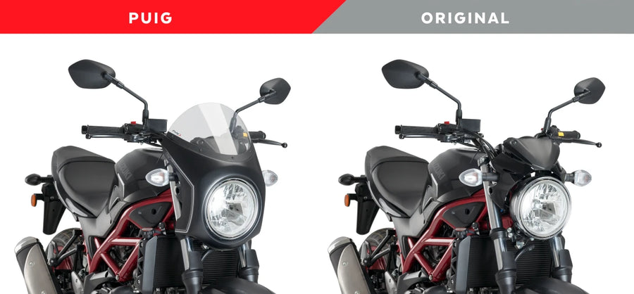 SUZUKI SV 650 [2025] – Tela de Carenagem Retrô – Preta