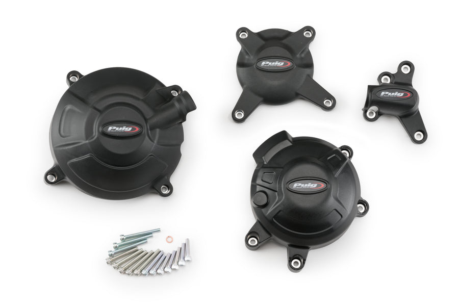 YAMAHA TRACER 9 Y-AMT [2025] – Protetores de motor – Preto