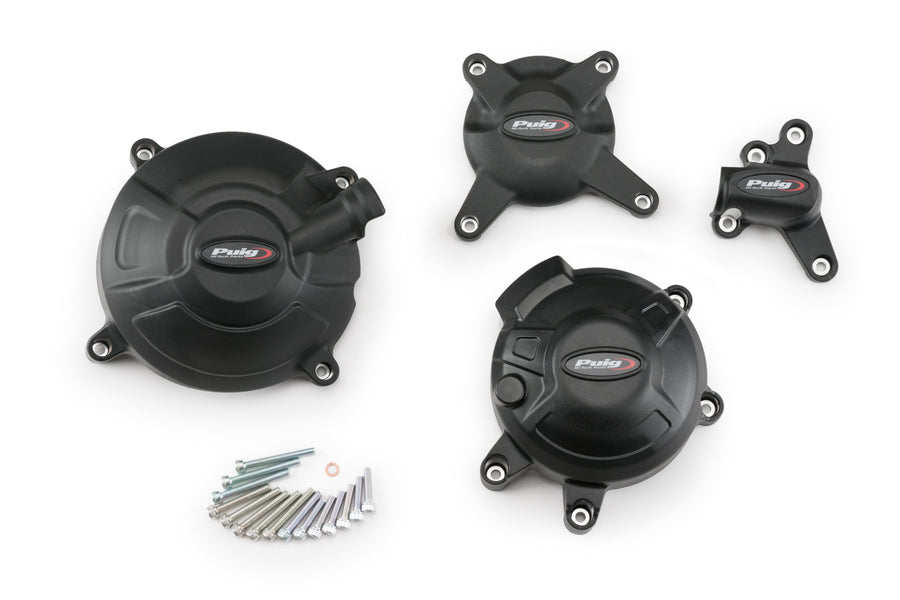 YAMAHA TRACER 9 Y-AMT [2025] – Protetores de motor – Preto