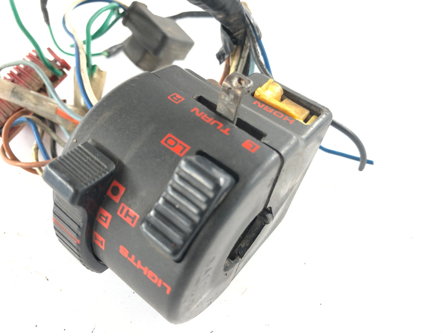 Honda XL 600 R PD03 [1984] - interruptor do guidão do guidão do guidão à esquerda