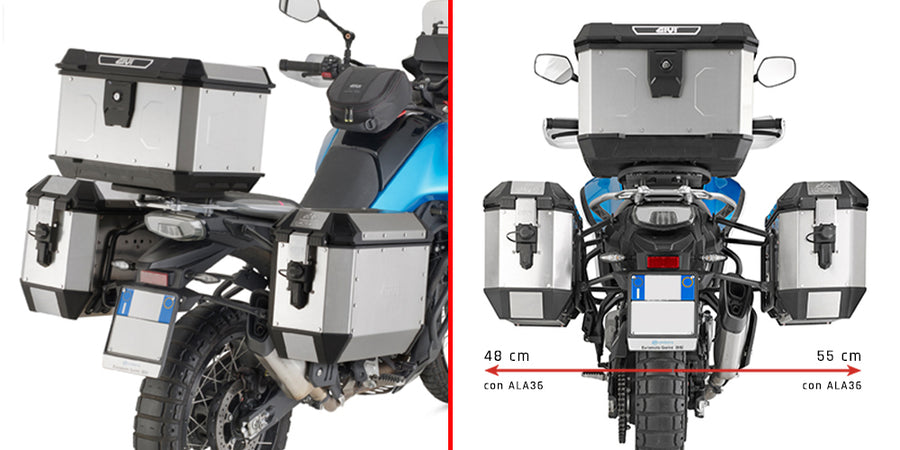 CF MOTO 450 [2024-2025] - Porta-malas específico para malas laterais MONOKEY