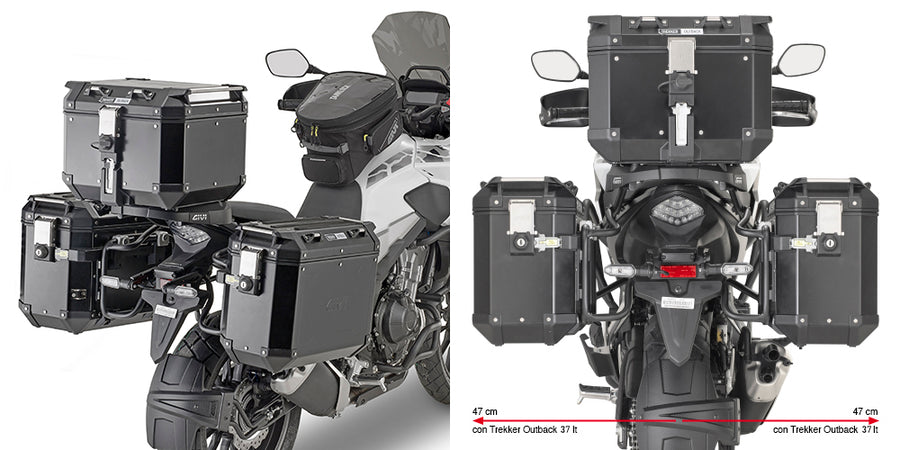 HONDA CB 500 [2019-2023] - Porta-malas lateral de liberação rápida
