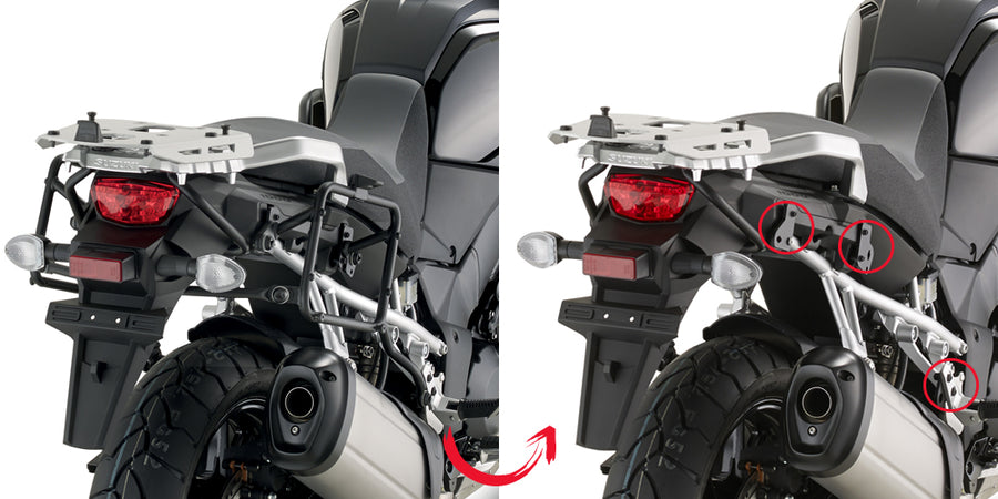 SUZUKI DL 1000 V STROM [2017-2018] - Porta-malas lateral de liberação rápida