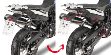 BMW F 700 GS [2013-2017] - Porta-malas lateral de liberação rápida