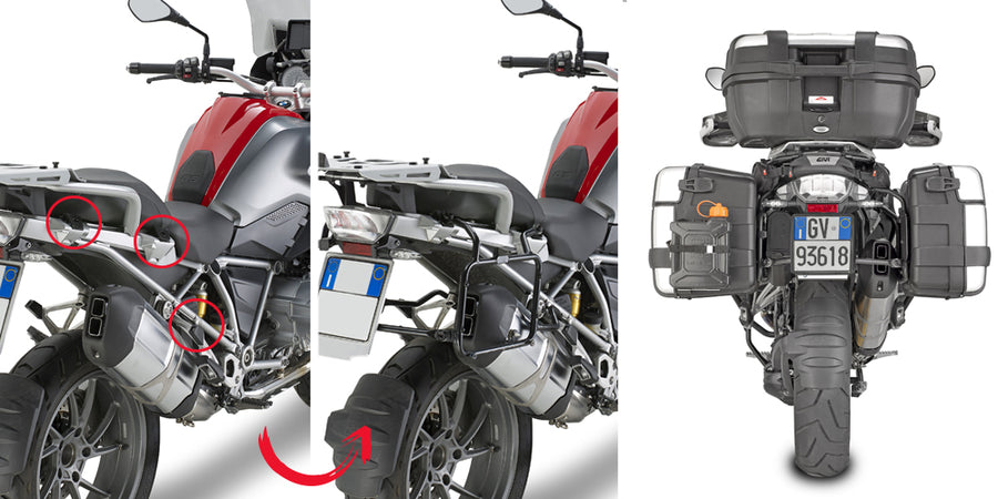BMW R 1200 GS ADVENTURE [2013-2018] - Porta-malas lateral de liberação rápida