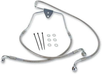 harley davidson flhtcui [DRAG SPECIALTIES] - Kit de linha de freio estendida em aço inoxidável