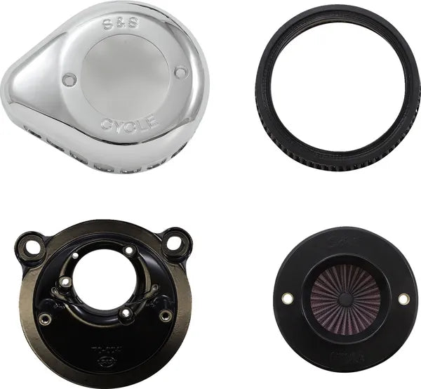 Harley-Davidson XL 1200 C Sportster Custom [2020] - Air Stinger Stealth Luftfiltersatz – Oberfläche: Silber – Bild 7
