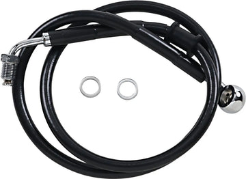 harley davidson flde [DRAG SPECIALTIES] - Linha de freio estendida em aço inoxidável