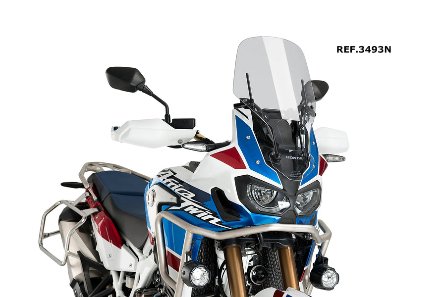 HONDA AFRICA TWIN ab 2016 - PUIG M.E.M. Windscheibenverstellung | Schwarz | PUIG 3493N
