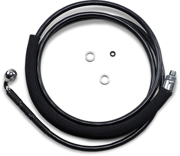 harley davidson fltr [DRAG SPECIALTIES] - Linha de embreagem hidráulica em aço inoxidável - 0