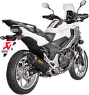Honda NC 750 X [AKRAPOVIC] - Dampers de prata final de fibra de carbono-1