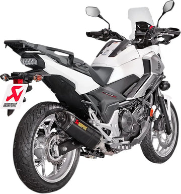 Honda NC 750 X [AKRAPOVIC] - Dampers de prata final de fibra de carbono