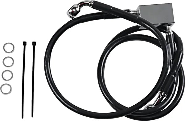 Harley Davidson FX [DRAG SPECIALTIES] - Kit de linha de freio em aço inoxidável