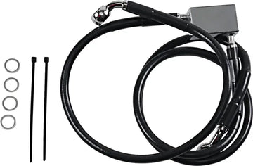 Harley Davidson FX [DRAG SPECIALTIES] - Kit de linha de freio em aço inoxidável