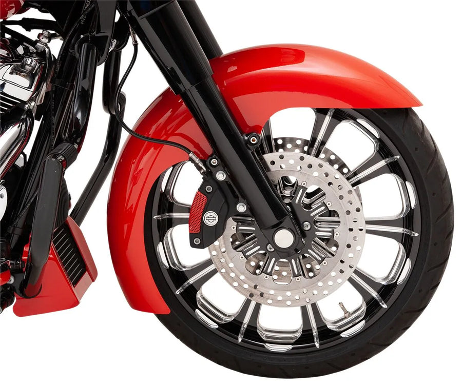Harley Davidson Softail Street Bob FXBB [KLOCK WERKS] - Para-lama dianteiro série Hugger com blocos de montagem para Softail/Dyna