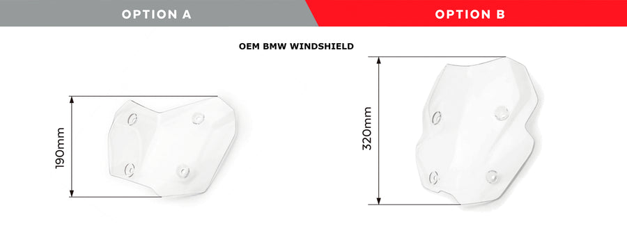 BMW F 750 GS [2024] – tela touring – transparente