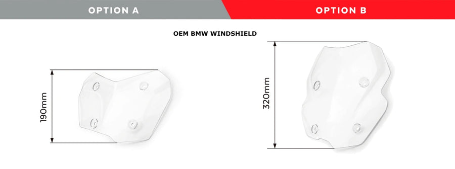 BMW F 750 GS [2024] – tela touring – transparente