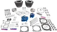 Harley-Davidson FXBB 1923 Softail Street Bob Solo 117 [2026] - 132" Power Package Motorleistungs-Kit – Oberfläche: Schwarz, Nicht hervorgehobene Kühlrippen – Bild 4