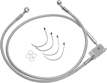 Harley Davidson Fxst [DRAG SPECIALTIES] - Kit de linha de freio em aço inoxidável, estendido