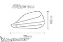 Royal Enfield Classic [BARKBUSTERS] – Protetores de mão STORM para guidões de 22 mm