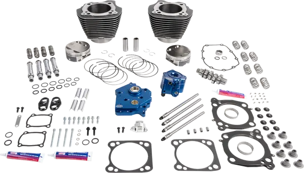 Harley-Davidson FLFBS 1923 Softail Fat Boy 117 [2026] - 132" Power Package Motorleistungs-Kit – Oberfläche: Black Granite – Bild 2