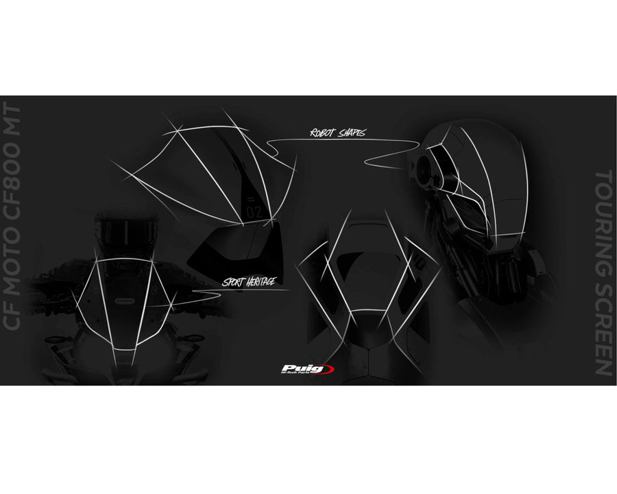 CFMOTO 800MT EXPLORE [2025] – Tela Touring – Transparente