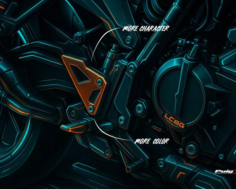 KAWASAKI Z 900 SE [2025] – Placas de calcanhar – Preto