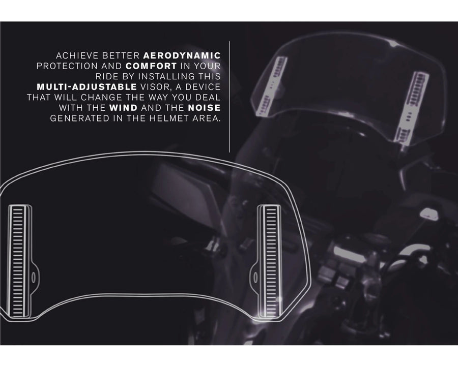 KTM 890 SMT [2025] – Spoiler Screen 2.0 Clip-on – Transparente