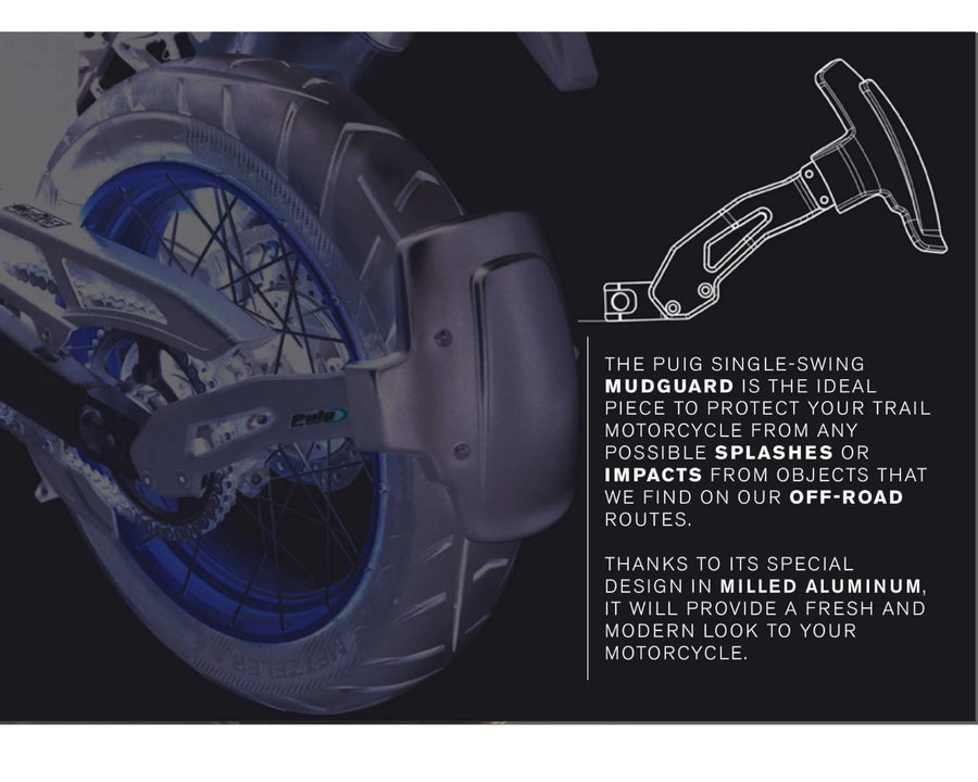 BMW F 750 GS [2024] – Guarda-lamas com braço oscilante único – Preto Mate