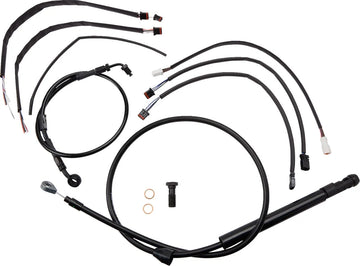 Harley Davidson FX [BURLY BRAND] – Conjunto de cabos para barra de prisão