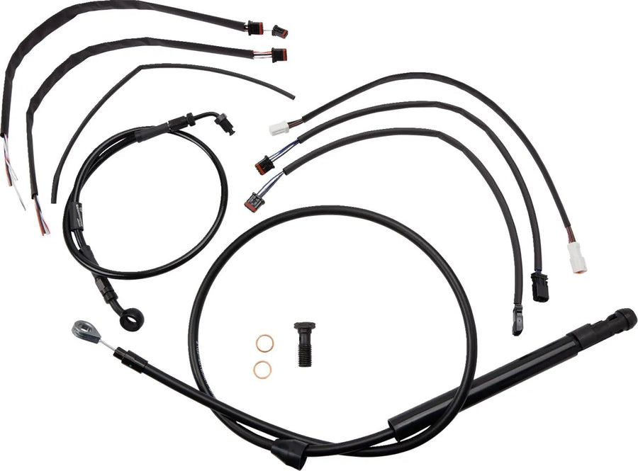 Harley Davidson FX [BURLY BRAND] – Conjunto de cabos para barra de prisão