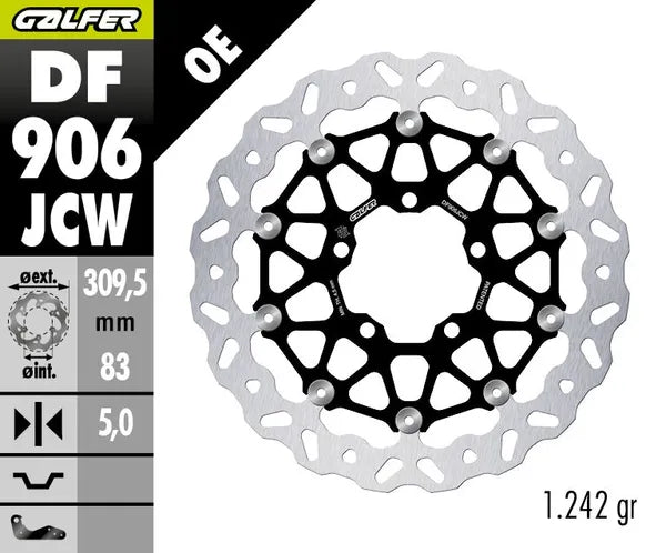 Triumph Bonneville 1200 T 120 ABS [2023, 2025, 2025-2026] - BREMSSCHEIBE FLOATECH WAVE – Bild 4