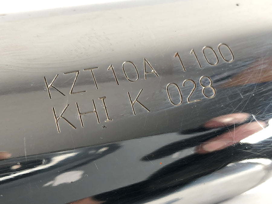 Kawasaki Z 1100 KZZ10A [1982] - Casto do conjunto de silenciadores de exaustão