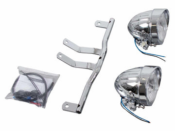 Suzuki C 800 Intruder - Conjunto Twinlight cromado