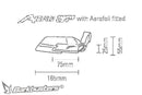 cf moto 300 [BARKBUSTERS] – Protetor de alavanca AERO-GP-4