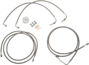 Harley Davidson Fltr [LA CHOPPERS] - Kit de linha de freio em aço inoxidável - 0