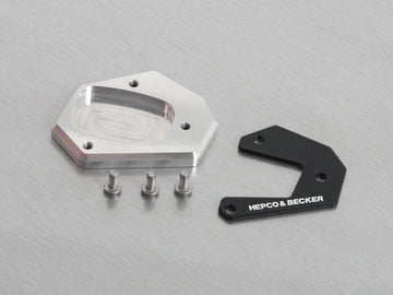 Honda CB 500 Hornet [2024-2026] - placa do cavalete lateral prateada/preta