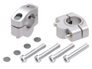 Yamaha Tracer 9 GT [2021-2024] - Lenkererhöhung 20 mm / Ø 28,6 mm / silber